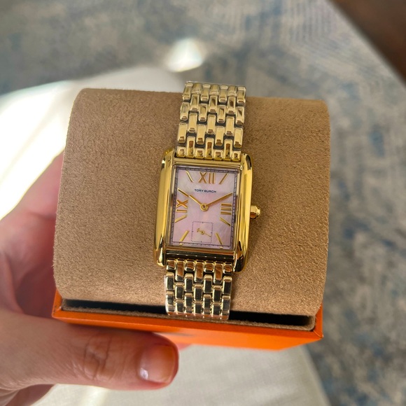 NWT Tory Burch Eleanor gold tone watch - Picture 1 of 7